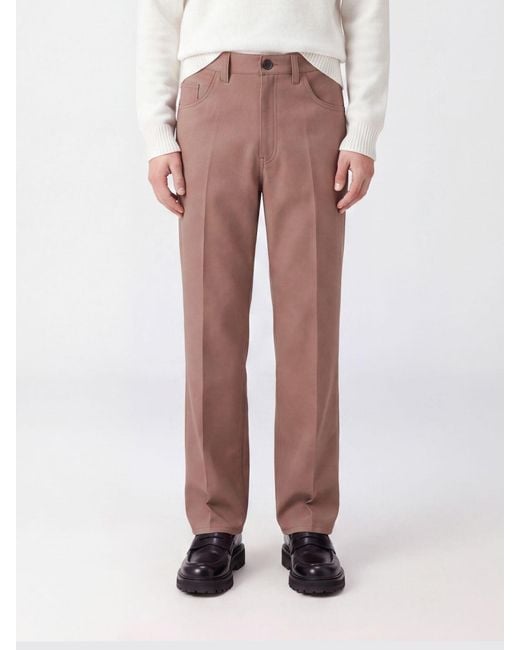 Marni Pink Straight-Leg 5-Pocket Trousers for men