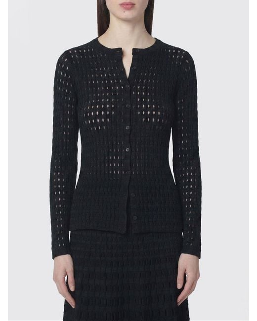 Jonathan Simkhai Black Cardigan Aus Recycelter Viskose