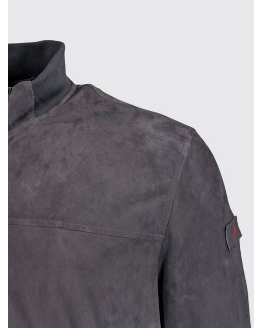 Peuterey Blue Suede Bomber for men