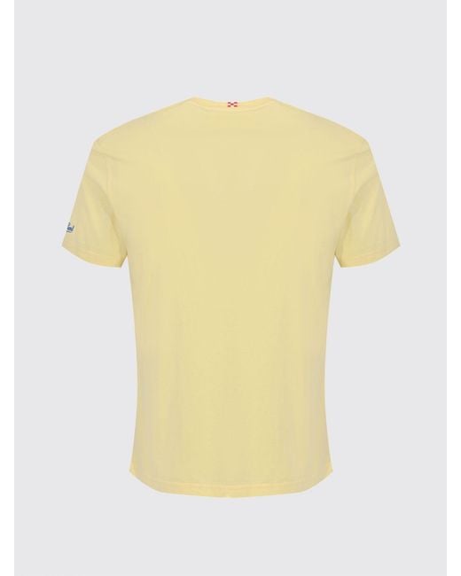 Mc2 Saint Barth Natural Cotton Crew Neck T-Shirt for men