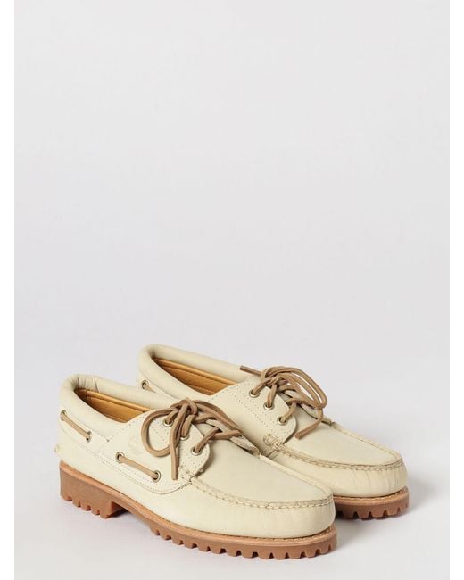 Timberland Natural Authentic Boat 3 Eye Classic Boat Shoes for men