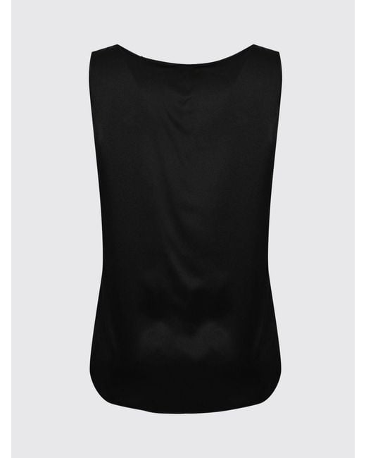 Max Mara Black Satin Top