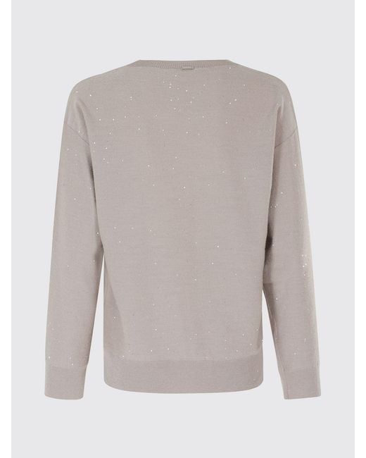 Herno Gray Pullover Damen