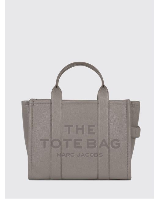 Marc Jacobs Gray The Tote Bag Medium Leather Bag