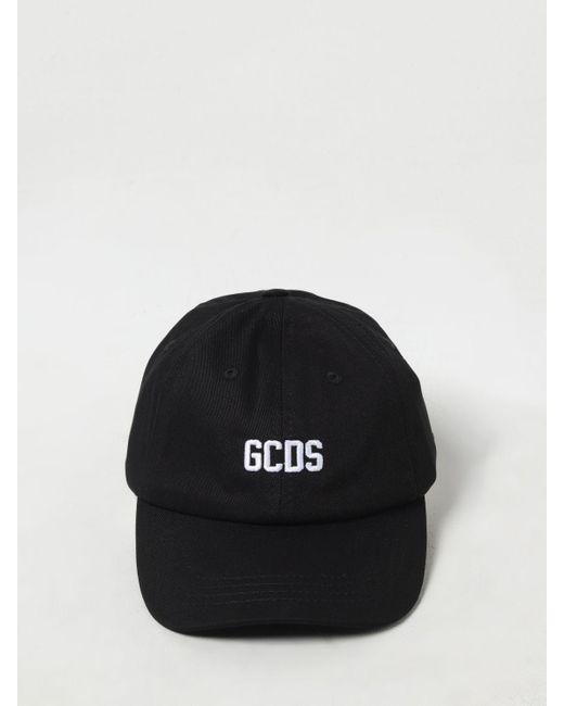 Cappello in cotone con logo di Gcds in Black da Uomo