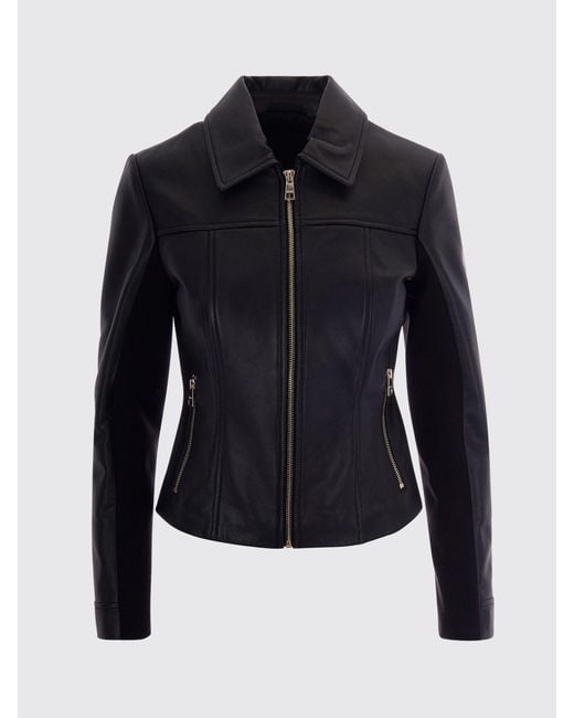 Liu Jo Blue Leather Jacket