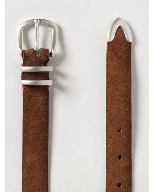 Eleventy White Belt for men