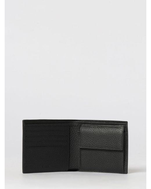 Bally White Leather Wallet With Logo for men