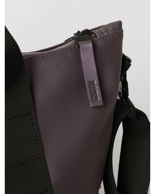 Rains Purple Waterproof Tote Bag
