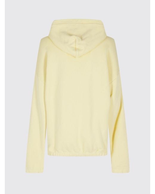 Autry Natural Cotton Zip-Up Hoodie Sweatshirt With Embroidered Logo