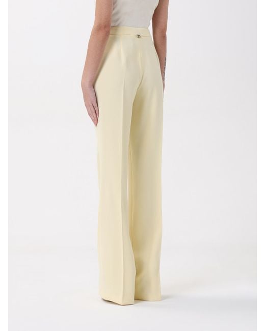 Pantalón Mujer Twinset de color Natural