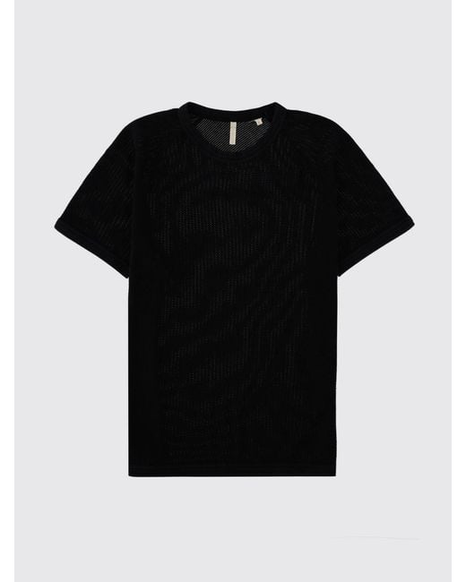 sunflower Black Cotton T-Shirt for men
