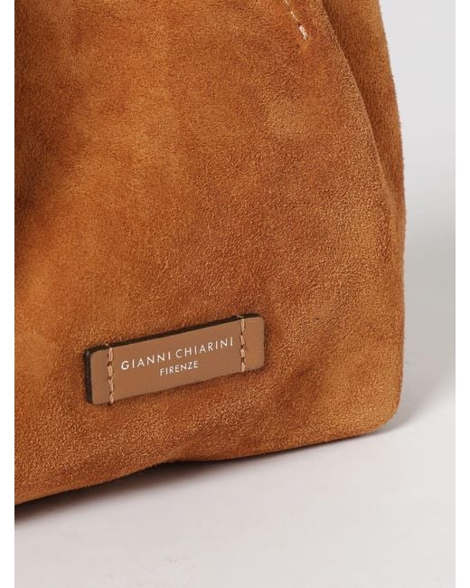 Gianni Chiarini Brown Dua Suede Bag