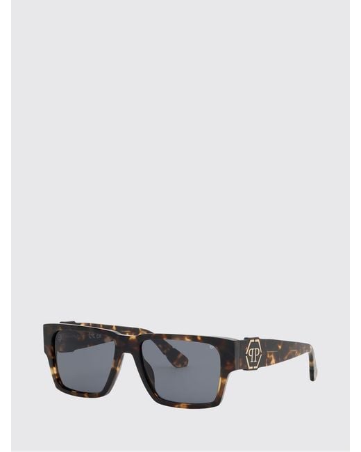 Philipp Plein Gray Sunglasses for men