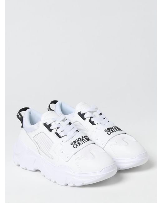 Versace Jeans Couture White Trainers for men