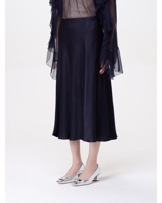 Alberta Ferretti Blue Skirt