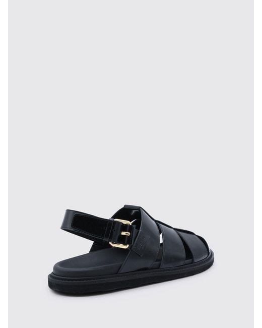 Moschino Couture White Perforated Leather Sandals for men