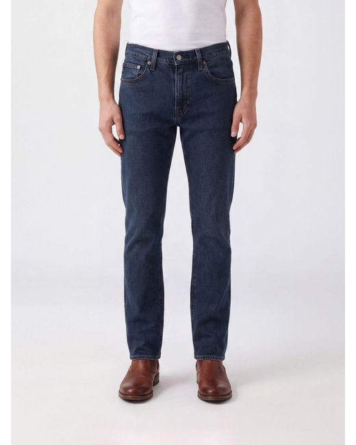 Levi's Blue 511 Slim Fit Mid-Rise Cotton Denim Jeans for men