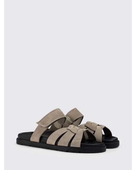 Doucal's White Suede Sandals