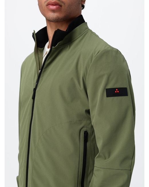 Peuterey Green Bofin Polyester Bomber for men