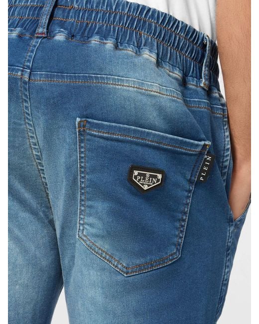 Philipp Plein Blue Slim Fit Skinny Jeans for men
