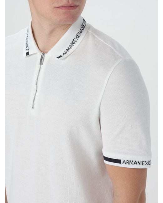 Armani Exchange Polo in White für Herren