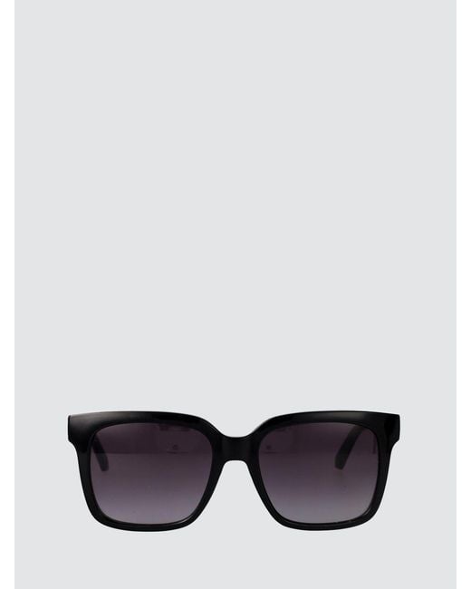 Calvin Klein White Cat-Eye Sunglasses