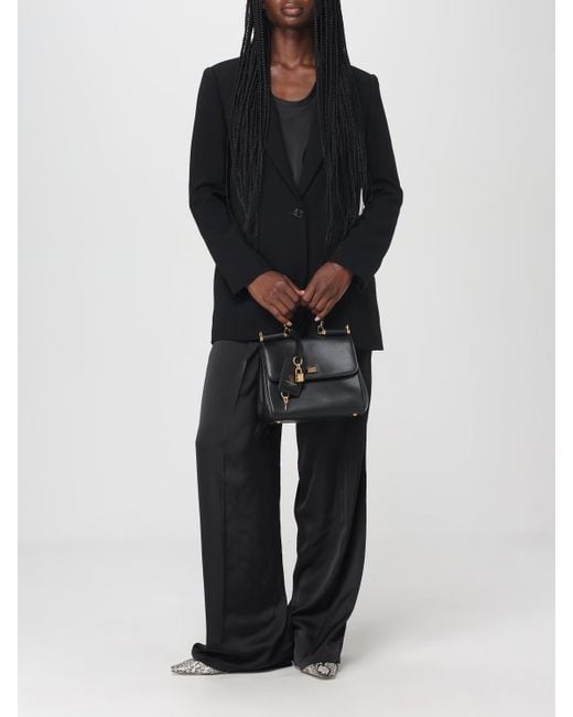 Dolce & Gabbana Black Dolce &Amp Gabbana My Sicily Calf Leather Bag