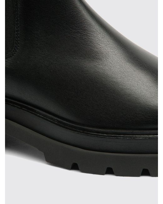 Santoni Black Shoes