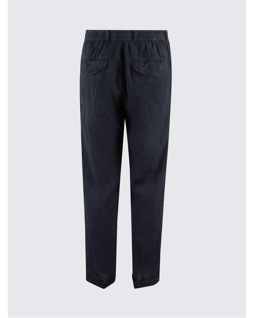 Myths Blue Wool Tailored Trousers for men