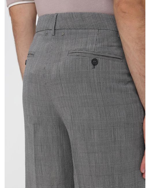 Golden Goose Deluxe Brand Gray Virgin Wool Trousers for men