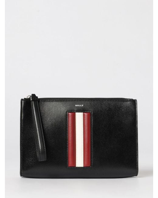 Bally Black Clutch With Inserts for men
