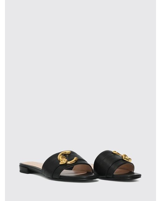 Coccinelle White C-Me Leather Sandals