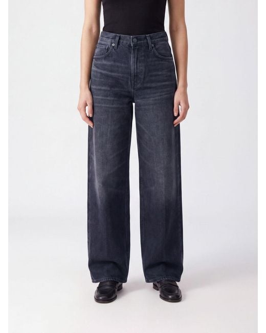 Haikure Blue Earl Mid-Rise Wide-Leg Jeans