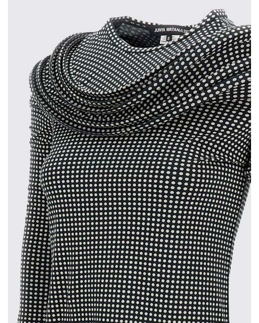 Junya Watanabe Gray Polka Dot Jersey Top