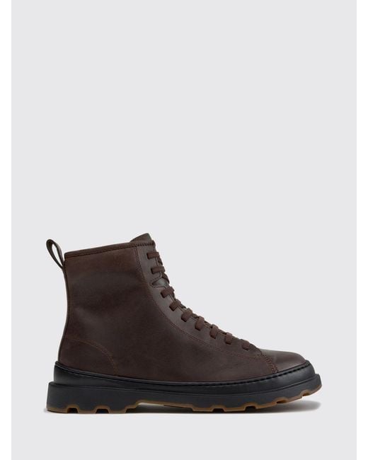 Camper Brown Brutus+ Lace-Up Ankle Boots for men