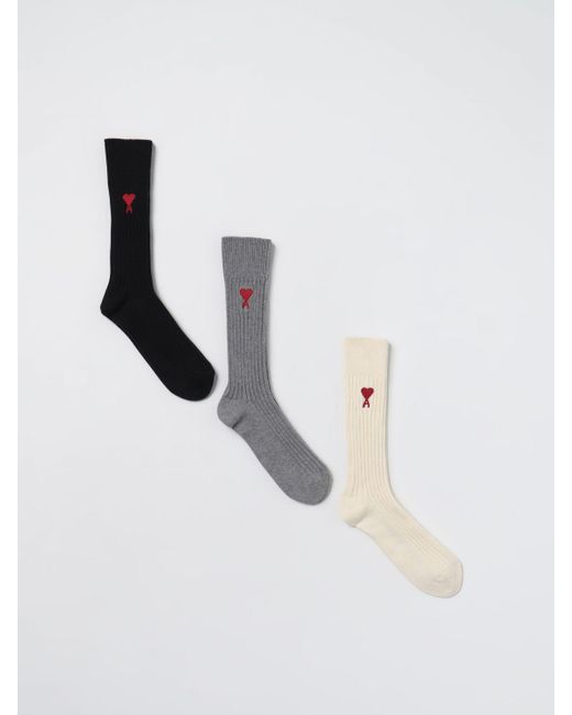 AMI Socken in White für Herren