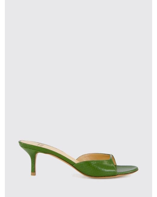 Francesco Russo Green High Heel Shoes