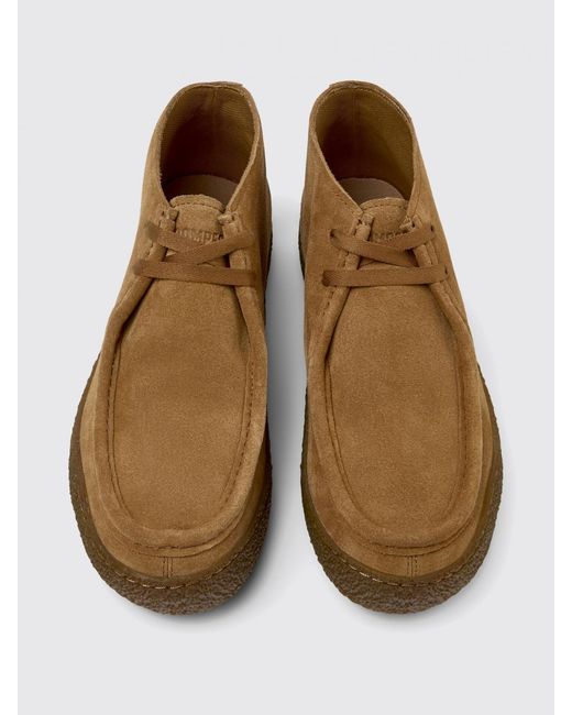 Camper Brown Peu Terreno Ankle Boots for men