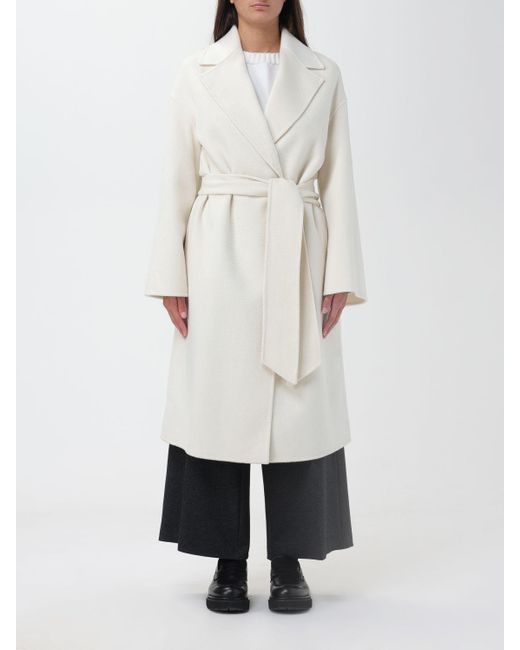 Cappotto in misto lana di Liviana Conti in White
