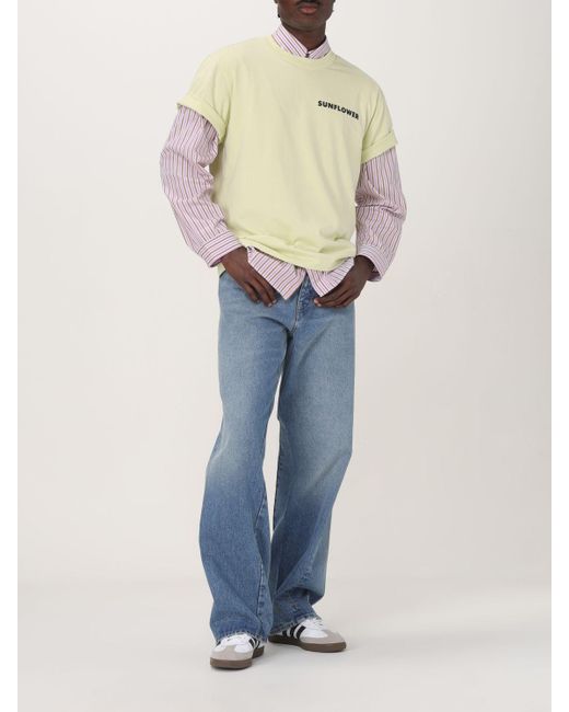 Camiseta Hombre sunflower de hombre de color Natural