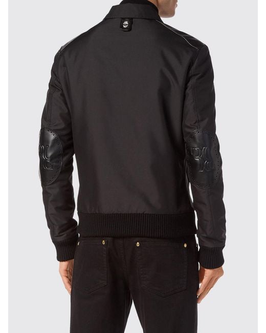 Billionaire Black Silk And Wool Blend Shirt Jacket for men