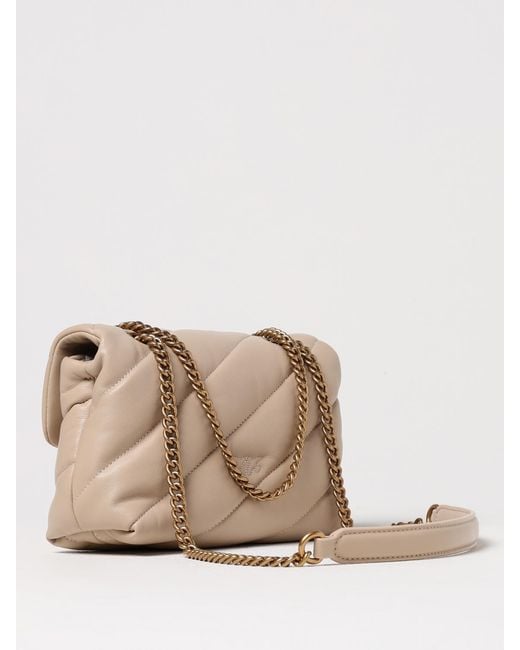 Pinko Natural Love Puff Mini Quilted Nappa Bag