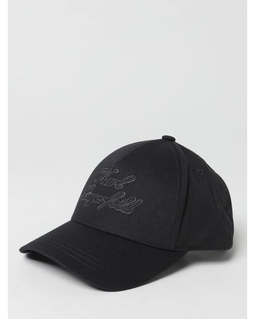 Karl Lagerfeld Black Hat for men