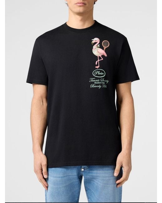 Philipp Plein Black T-Shirt for men