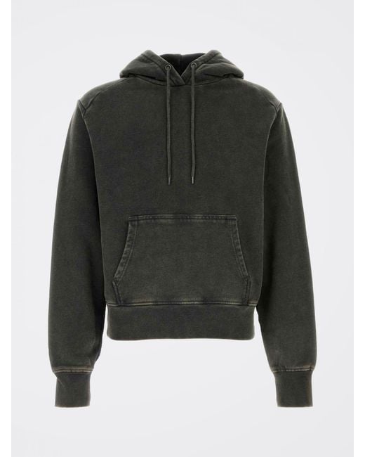Entire studios Gray Cotton Hoodie for men