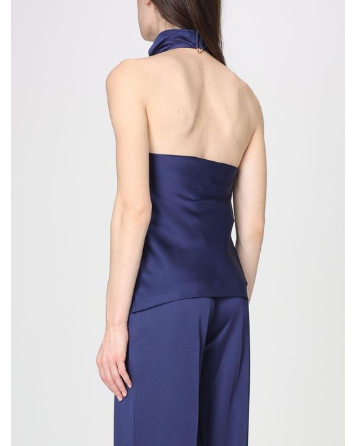 Stella McCartney Blue Satin Top