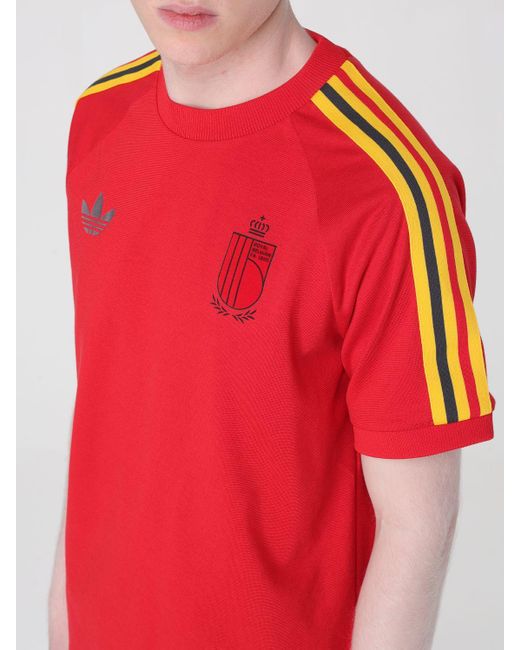 Adidas Originals Red T-shirt for men