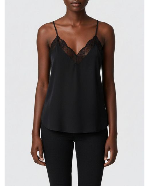 Zadig & Voltaire Black Zadig &Amp Voltaire Silk Top