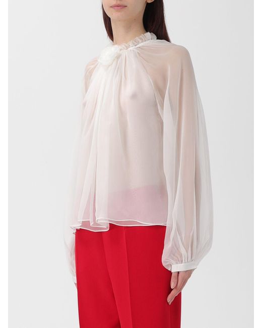 Alberta Ferretti Red Top